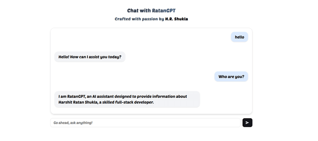 RatanGPT - Trained on My Story